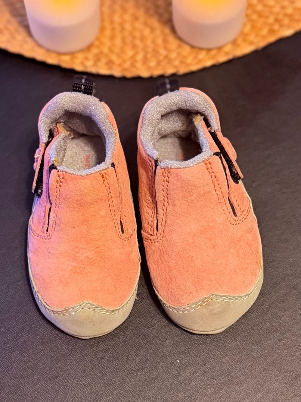 Baby Suede Slip-On Shoes in Pink Size 3 months